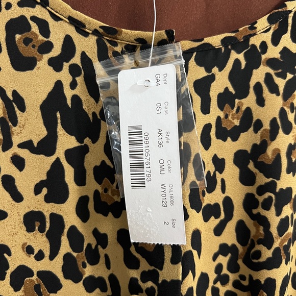 J. Crew Long-sleeve pleated dress in leopard - 2 - NWT - Picture 2 of 4